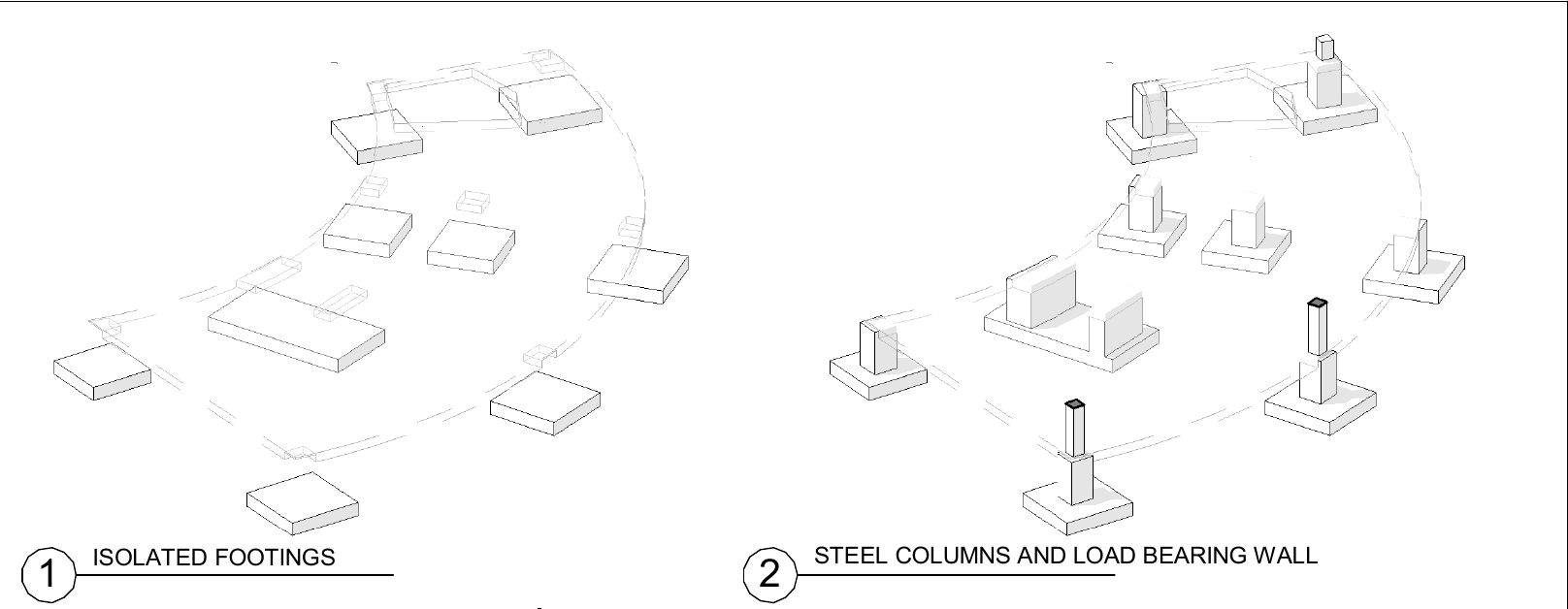 Skylight 1B: selected original drawing. 01. Foundations