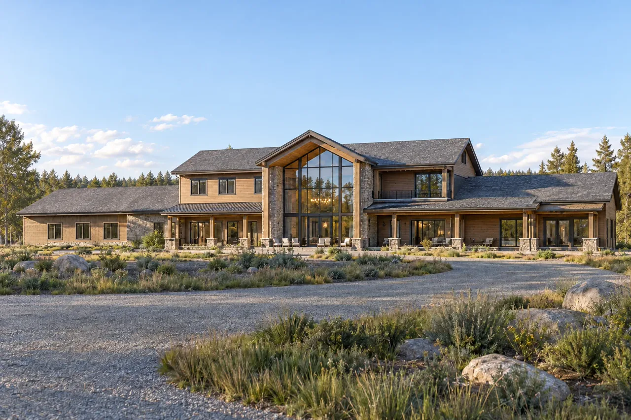 Paraiso Lodge, architectural visualization