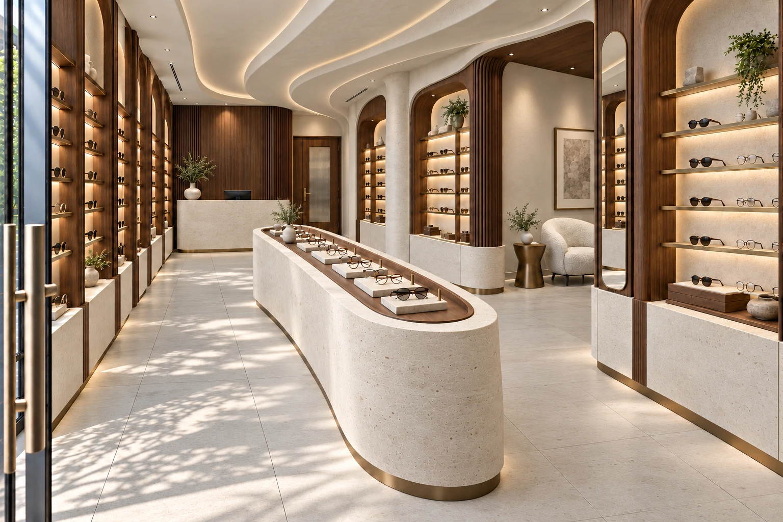 Optical Gallery. Retail interiors.